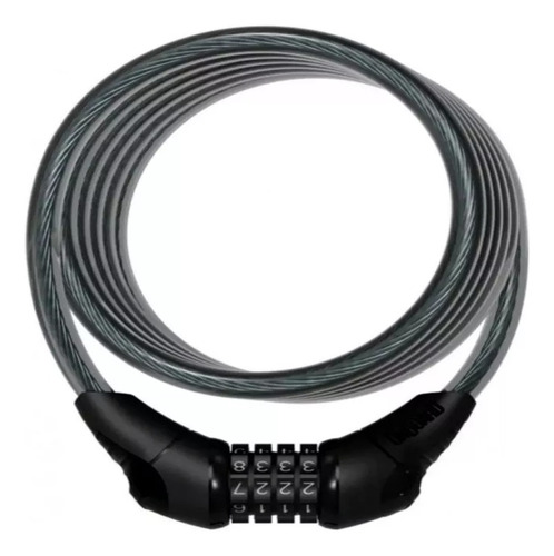 Cadeado Espiral Bicicleta Onguard 8169 Neon 120cmx12mm Preto