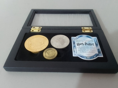 Harry Potter Coleccion De Monedas Del Banco Gringotts (Usado)