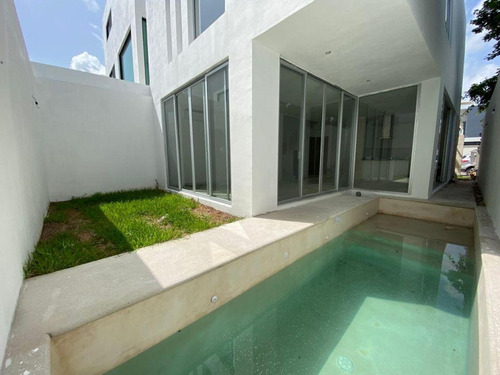 Casa En Renta 3 Recs Con Cuarto Servicio Residencial Aqua, Cancun Quintana Roo