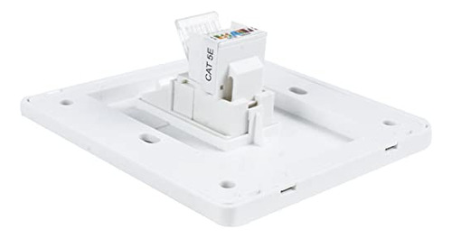 Placa De Pared Hdmi Ethernet, Módulo Keystone Rj45 Cat5e/6 D