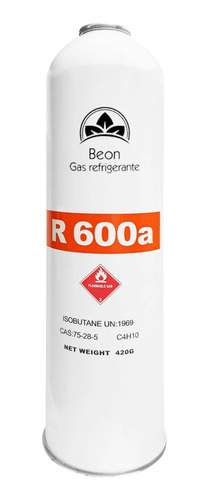 Lata De Gas Refrigerante Beon R600 Envase De 420g Isobutano