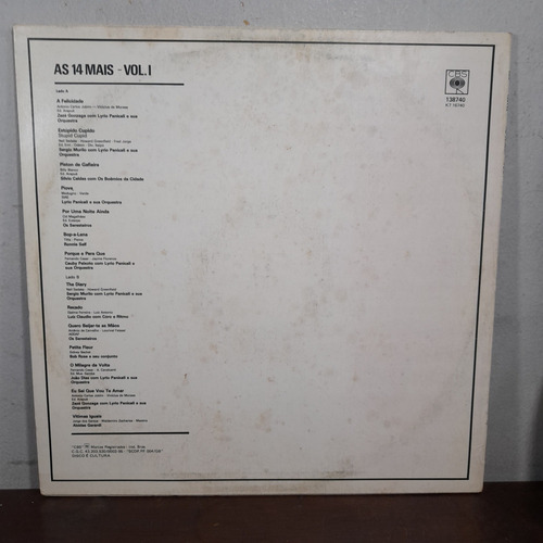 Vinil Lp As 14 Mais Volume 1 Bom Estado.