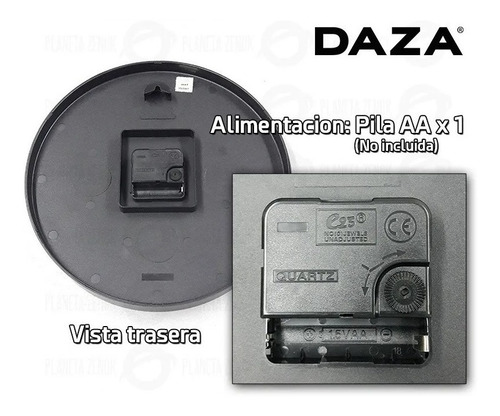 Imagen 5 de 7 de Reloj De Pared Colgar Silencioso Hogar Analogico 5808