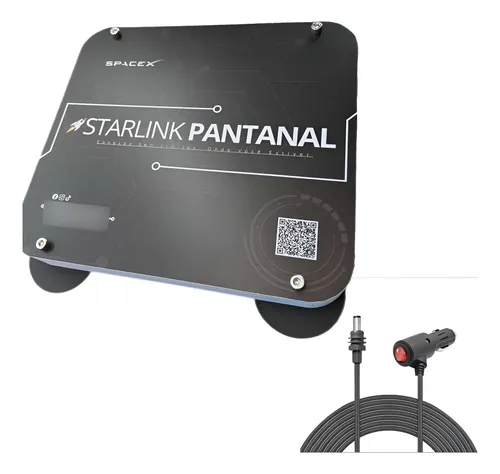 Kit Case Starlink Mini + 4 Imãs 88mm + Cabo 3m 12v | Parcelamento
