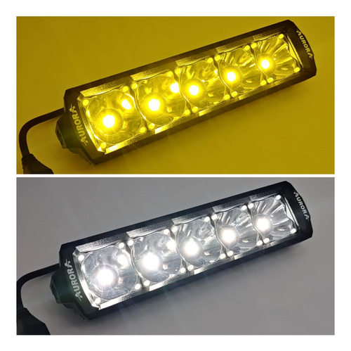 Barra Led Aurora D6 Ultra Spot Doble Color 22 Pul Atv Can Am