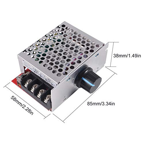 Controlador De Velocidad Del Motor Dc Pwm, 2 Paquetes, ...