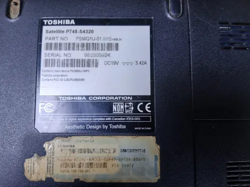 Portatil Toshiba Core I5 Usado. (Usado)