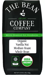 The Bean Coffee Company Organic Vanilla Nut, Tostado Medio,