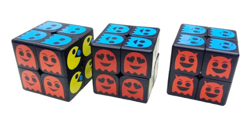Cubo Rubik 2x2 Stickers Pacman Version 1