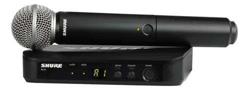 Microfone Shure BLX24BR/SM58 Frequência J10 Sem Fio Dinâmico