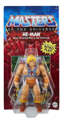 Boneco He Man Master Of The Universe Motu - Hgh44 - Mattel