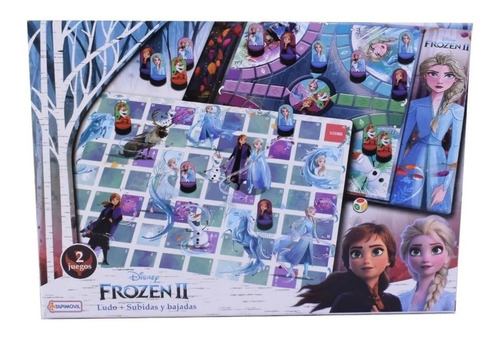 Imagen 1 de 5 de Ludo + Juego De Recorrido 2 En 1 Frozen Disney Store