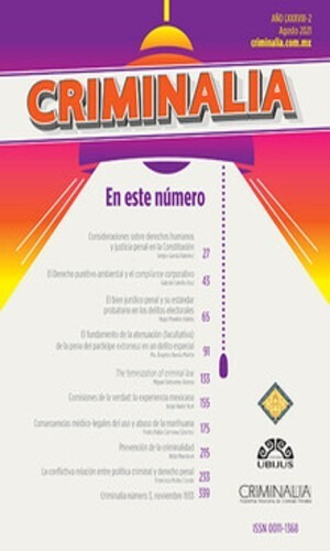 Criminalia Año Lxxxviii - 02 Revista De La Academia Mexicana