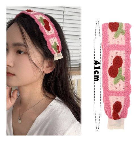 Diadema Tejida Con Velcro Para El Acabado Del Cabello, Diade