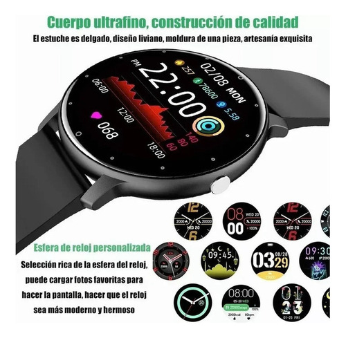 Reloj Inteligente Resistente Al Agua Bluetooth 1.28 Zl02