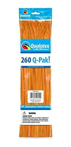 Qualatex 646q Globos De Látex Naranja Mandarina (50ct)