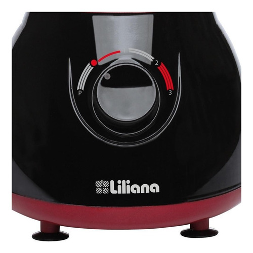 Imagen 2 de 2 de Licuadora Liliana Frutalic AL521 1.8 L negra con jarra de plástico 220V - 240V