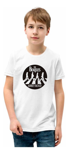 ¡oferta! Polera Manga Corta Para Niños(as) The Beatles Abbey