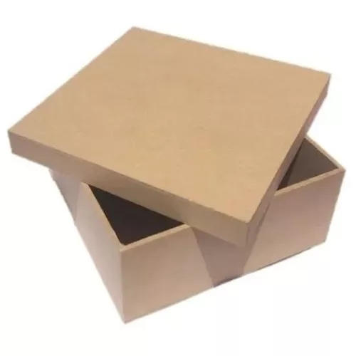 Caja de carton en natural 30x30+10cm