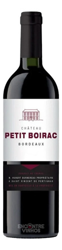 Vinho Francês Château Petit Boirac Bordeaux 750ml