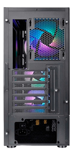 Capa Atx preta Thermaltake S200 Tg Argb + 650w 80 Plus Bronze