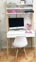 Comprar Estanteria Escritorio Nordico Escandinavo Cajon Biblioteca