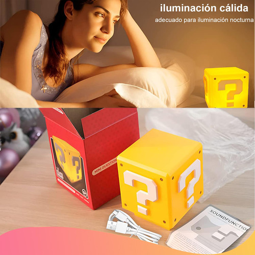 Super Bros Lampara Noche, Led Luz Nocturna Signo Interrogac