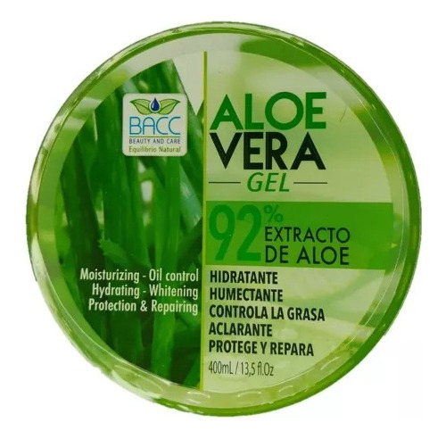 Gel Hidratante Facial Aloe Vera Bacc Beauty Original