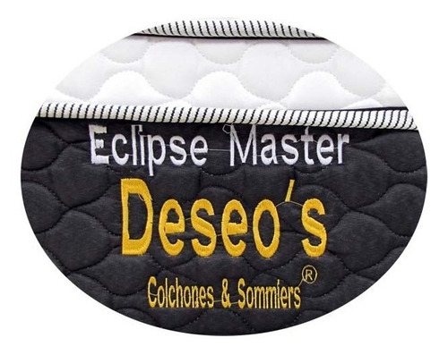 Imagen 2 de 4 de Colchón 1 Pza Eclipse Master Res. Pocket C/eurotop 78x188x27