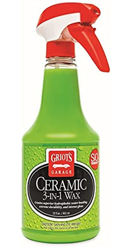 Griot's Garage 10978 Cera De Cerámica 3 En 1, 22 Oz, Verde