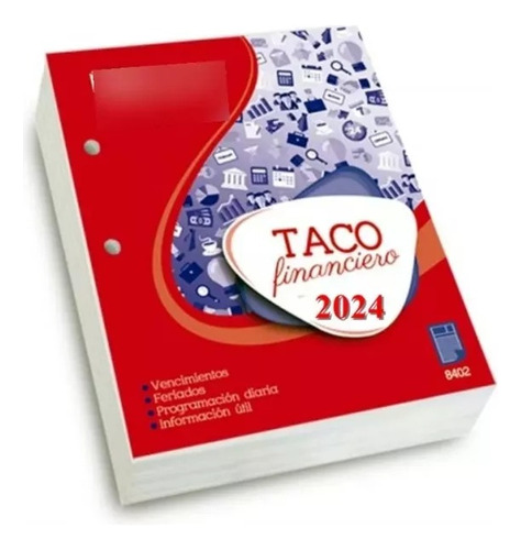 Taco Calendario 2024 Medoro 8,5 X 13 Cm
