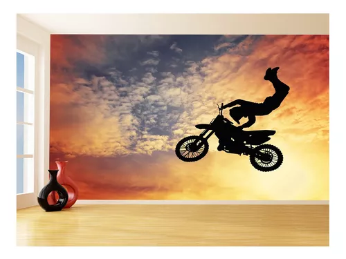 Papel De Parede 3D Moto Cross Trilha Terra Mx 3,5M Bkm14 - Você Decora -  Papel de Parede - Magazine Luiza