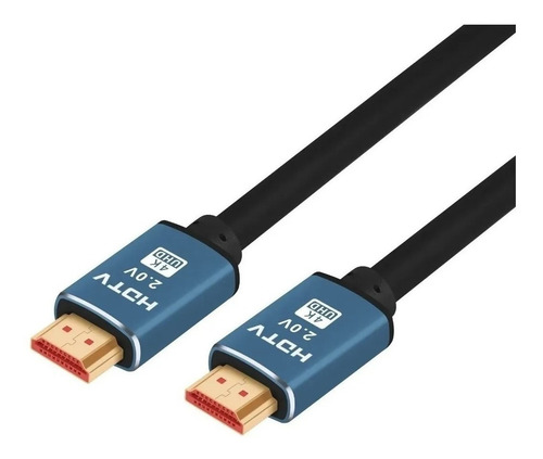 Imagen 2 de 5 de Cable Hdmi 4k 2.0 Hdtv 4k Uhd Alta Velocidad 2160p 1.5mts