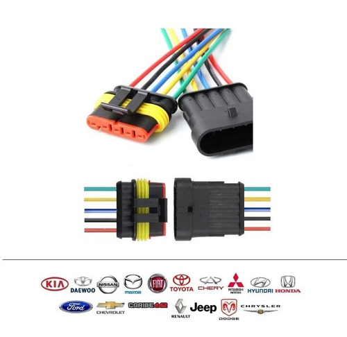 Conector Ramal Inyectores Renault Twingo 5 Pines