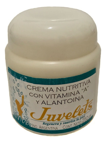 Crema Nutritiva Vitamina A Alantoina X 250gr Piel Seca 