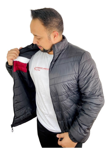 Jaqueta Masculina Puffer Plus Size Ótima Qualidade