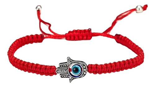 Pulsera Mano De Hamsa Con Ojo Turco Amuleto De Protección