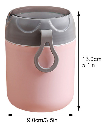 Recipiente Térmico Para Gachas De Desayuno, Taza Térmica Par
