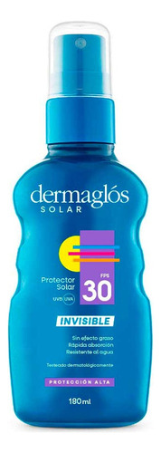 Protector Solar Dermaglos Fps30 Invisible Spray Cnt  X180 Ml