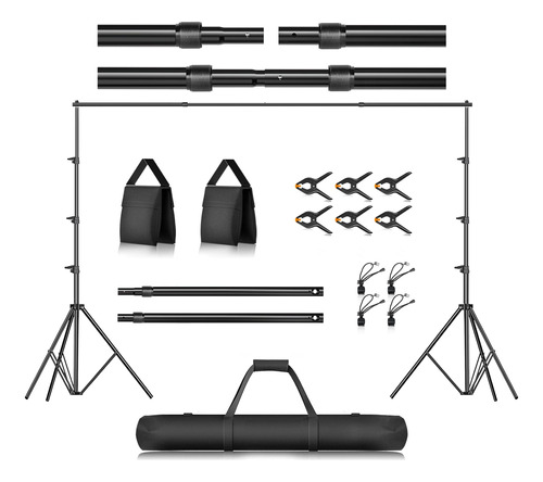 Emart Kit Soporte Fondo Mejorado 8.5 X 10 Pie Sistema Para