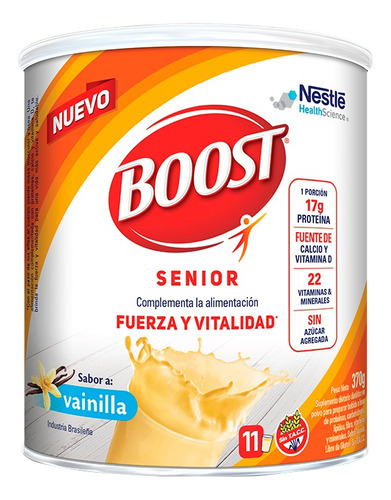 Boost Suplemento Nutricional Vainilla Lata X370 Gr