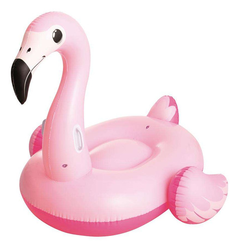 Boia Infantil Inflável Piscina Flamingo Media Cor Rosa Pink