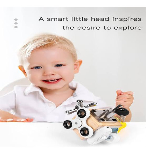 Brinquedo De Aprendizagem Educacional Cubo Ocupado Cor A