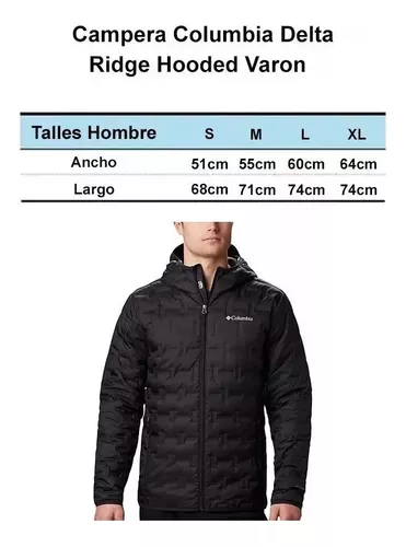 Chaqueta de plumón con capucha Delta Ridge para hombre