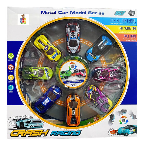 Estuche Para Autos, Zipbin Wheelie, Con 1 Carro Color Azul