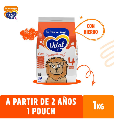 Vital 4 Leche En Polvo Pouch 1 Kg