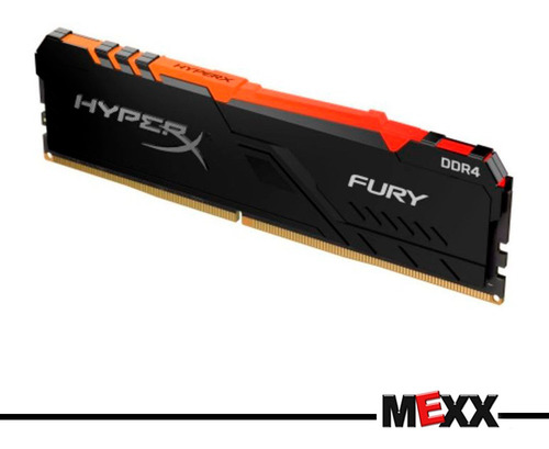 Imagen 4 de 5 de Memoria Pc 8gb Kingston Fury Beast Ddr4 3600mhz Rgb Mexx 1