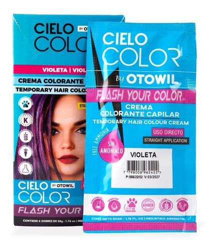 Tintura Cielo Color Otowil 10 Cajas.- 60 Unidades