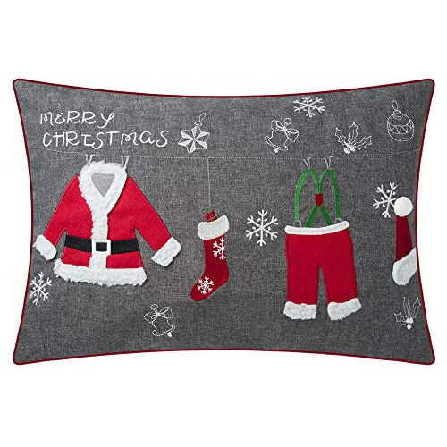 Funda Almohada Feliz Navidad Gnome Decorativa Traje Gno...