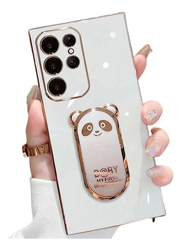 Funda Para Samsung Galaxy S23 Ultra 6d Con Soporte De Oso Bl